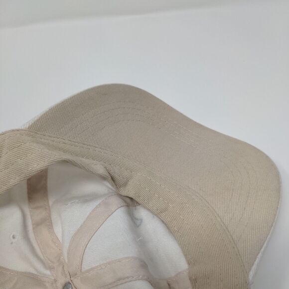 Hallmark Motors LLC Slideback Hat White One Size Adjustable 6 Panel - Picture 8 of 9